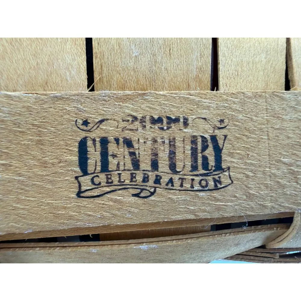 Longaberger Century Celebration Basket Patriotic Liner Organizer 2000 16x9 VTG